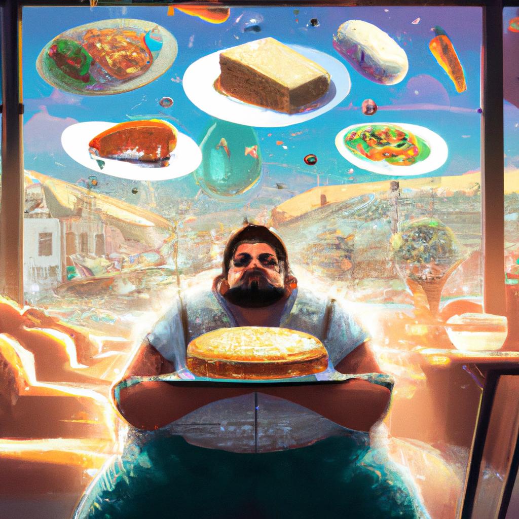 sonhar com bastante comida2