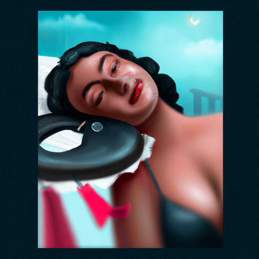 Imagem de capa do post "Descubra o que Significa Sonhar com Biquíni Preto!" com um desenho digital