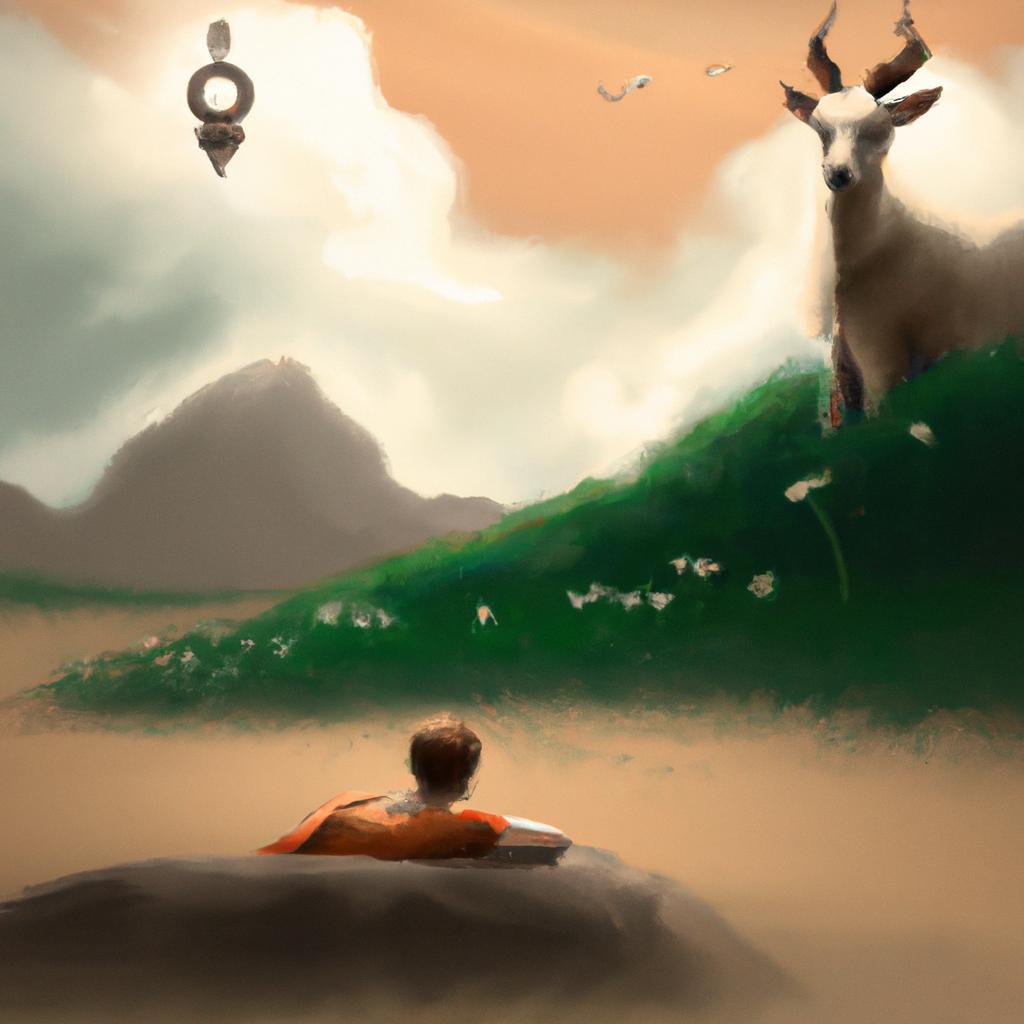 Imagem de capa do post Descubra o Significado de Sonhar com Bode! com um desenho digital