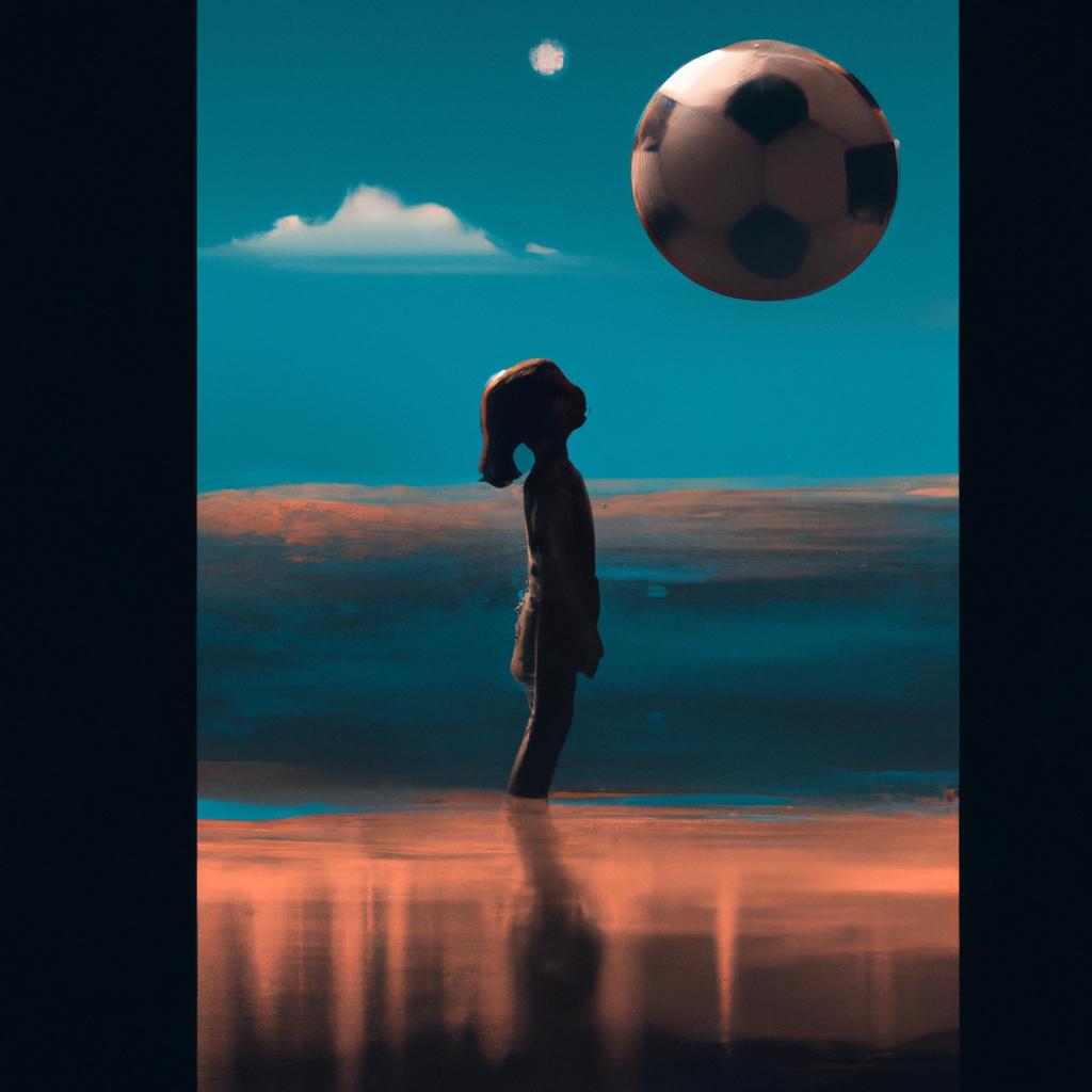 Imagem de capa do post "Sonhar com Bola: Descubra o Significado Secreto!" com um desenho digital