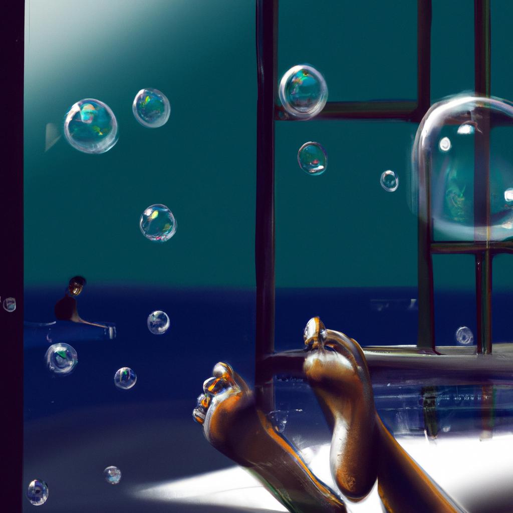 Imagem de capa do post Descubra o que Significa Sonhar com Bolhas nos Pés! com um desenho digital
