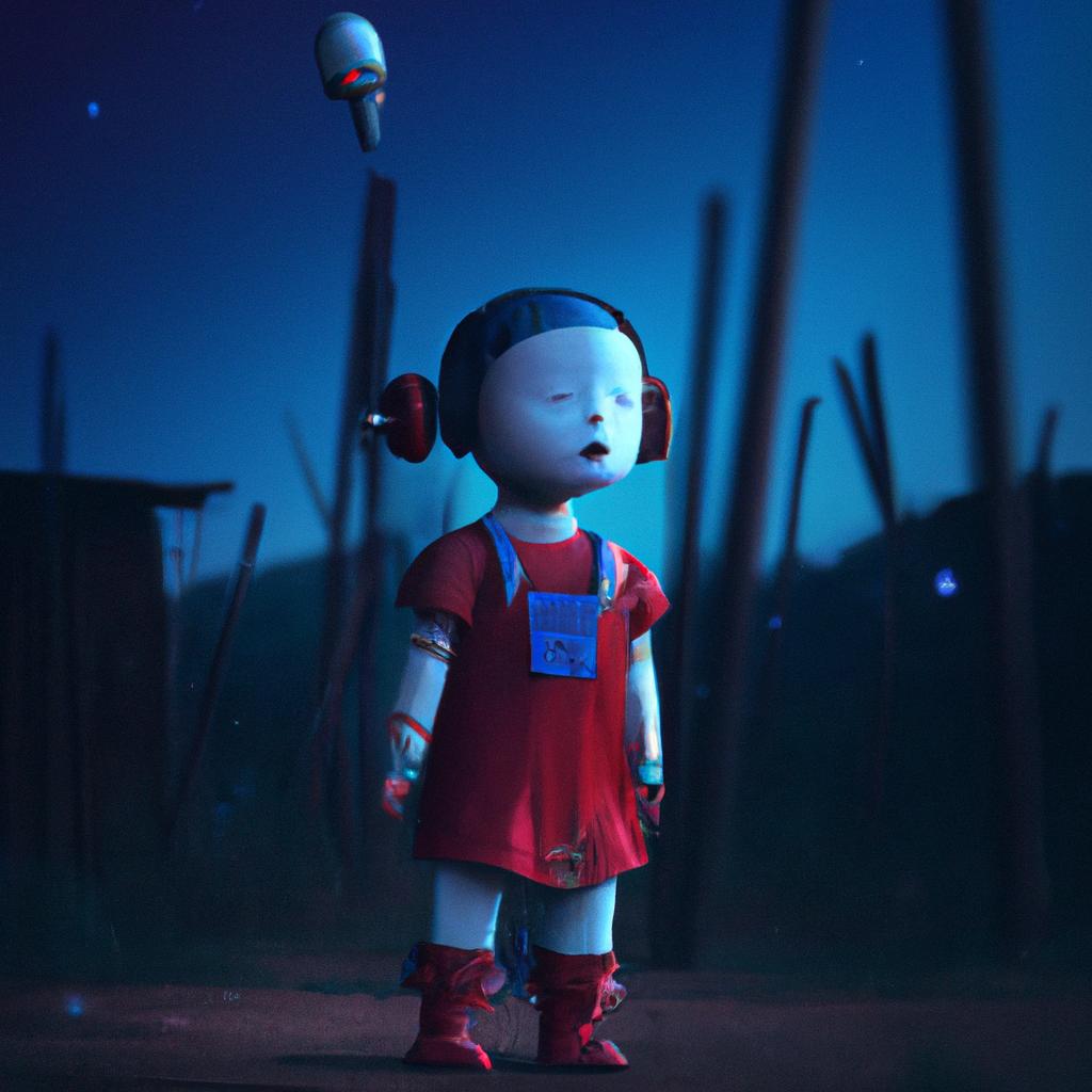 Imagem de capa do post "Descubra o Significado de Sonhar com Boneco de Plástico!" com um desenho digital