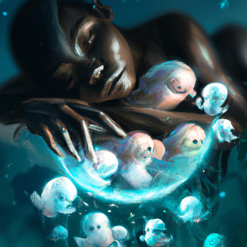 Imagem de capa do post "Significado de Sonhar com Bonecos de Magia Negra" com um desenho digital