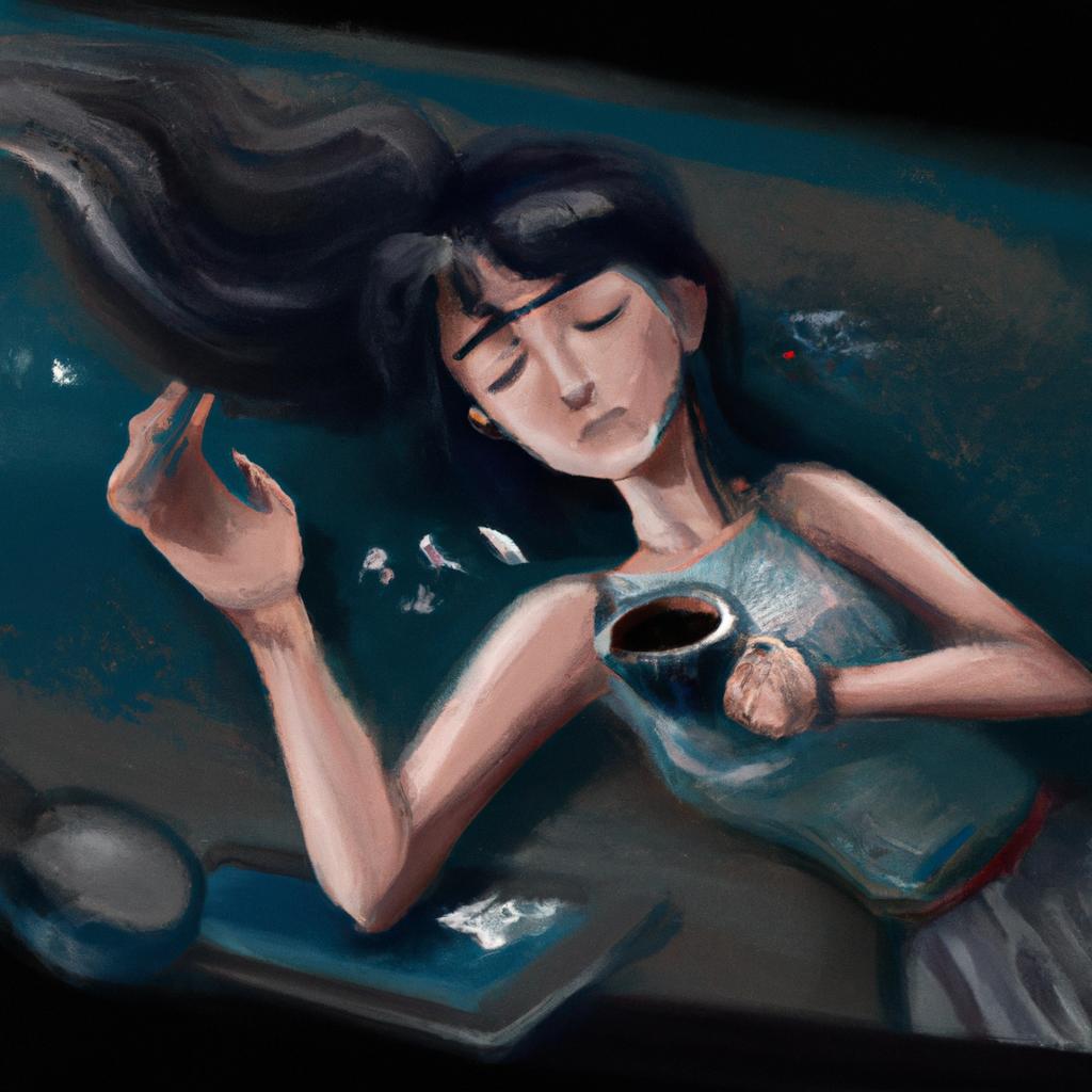 Imagem de capa do post "Sonhar com Borra de Café: Entenda o Significado dos Seus Sonhos!" com um desenho digital