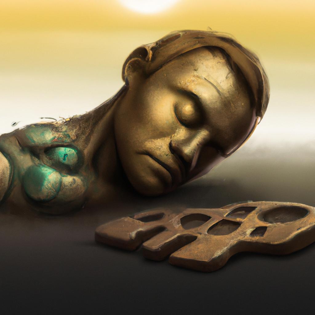 Imagem de capa do post Sonhar com Bronze: Descubra o Significado Oculto! com um desenho digital