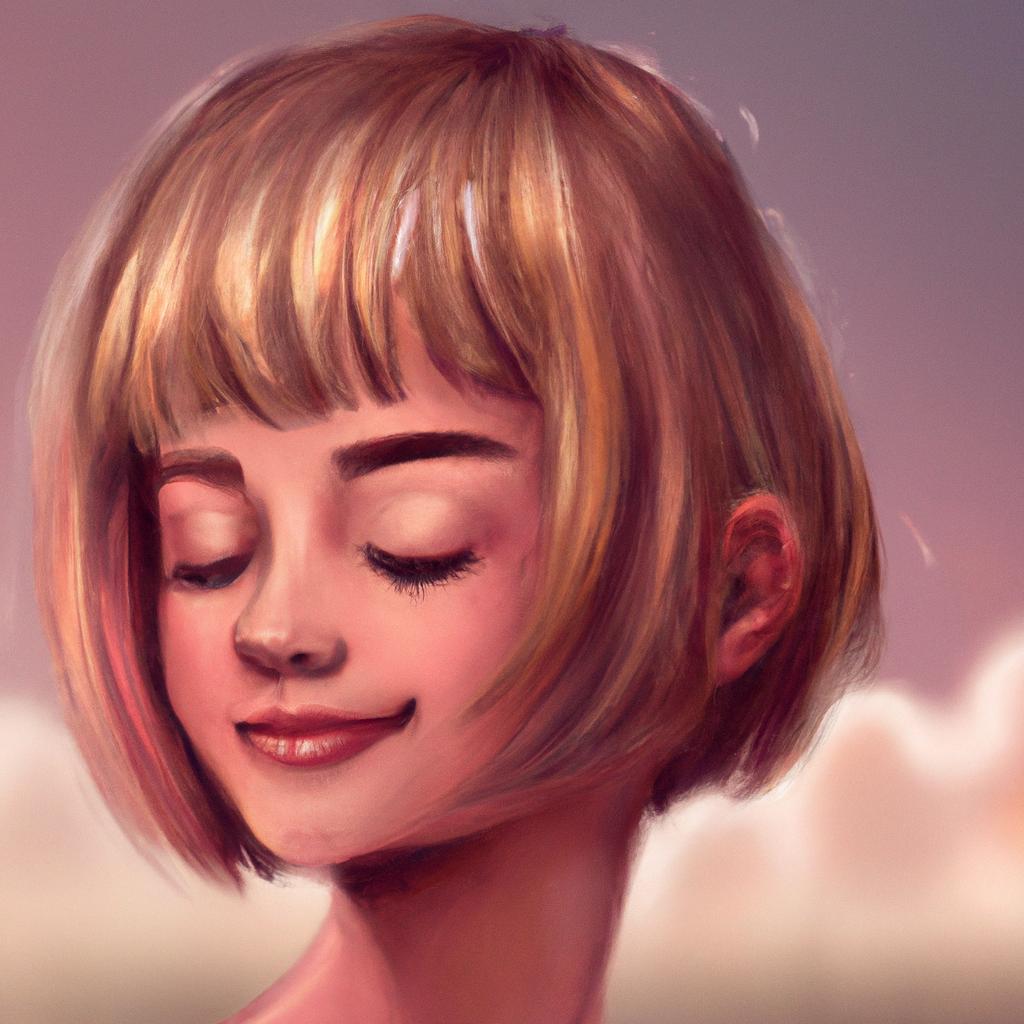 Imagem de capa do post "Sonhar com Cabelo Cortado Curto: Descubra o Significado!" com um desenho digital