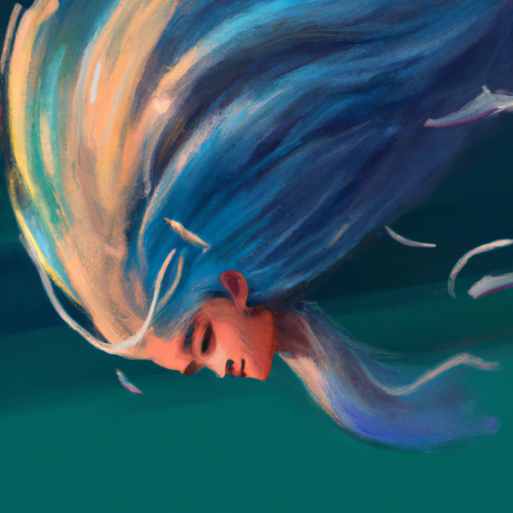 Imagem de capa do post "Cabelo Outra Pessoa Cai: Descubra o Significado do Sonho!" com um desenho digital