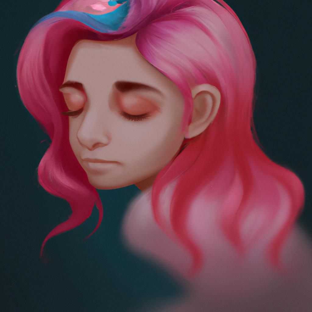 sonhar com cabelo rosa2