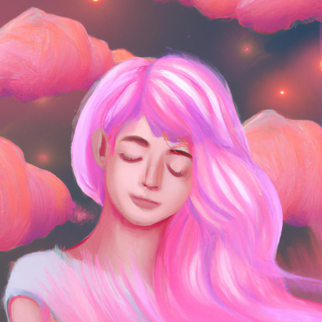 sonhar com cabelo rosa3