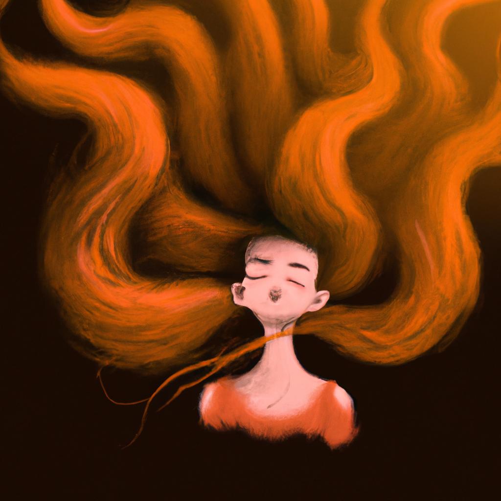 Imagem de capa do post Sonhar com Cabelo saindo da Boca: Descubra o Significado! com um desenho digital
