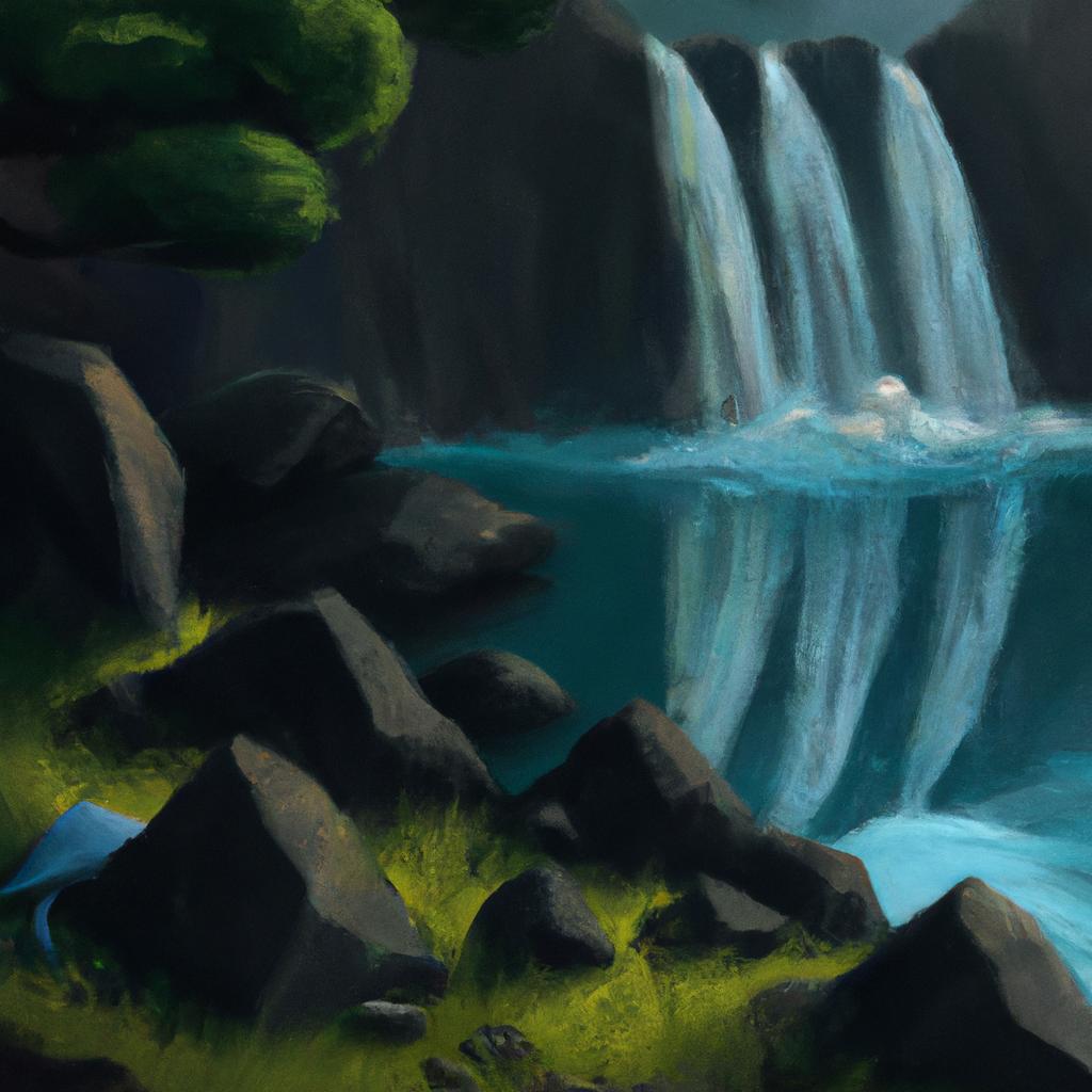 sonhar com cachoeira e pedras2