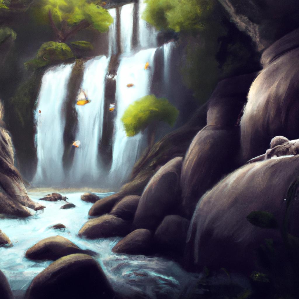 sonhar com cachoeira e pedras3