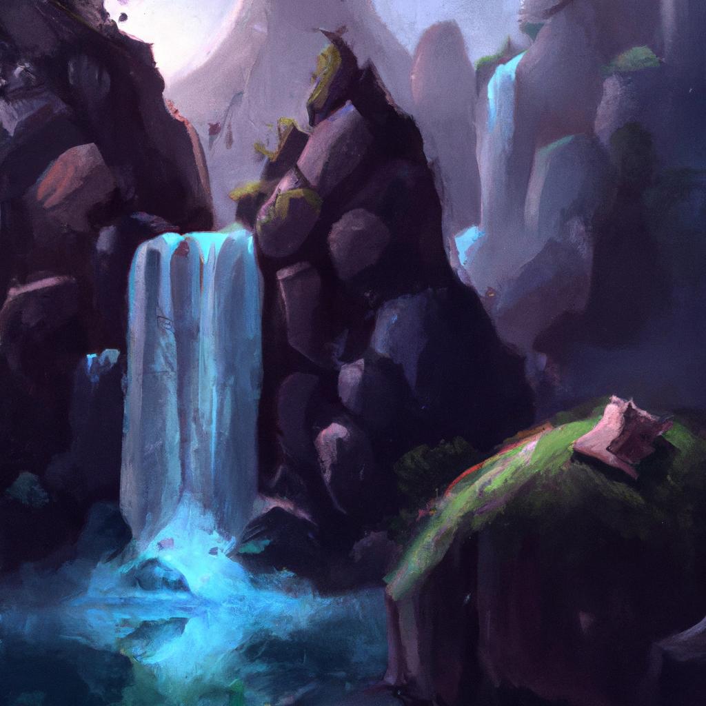 sonhar com cachoeira e pedras4