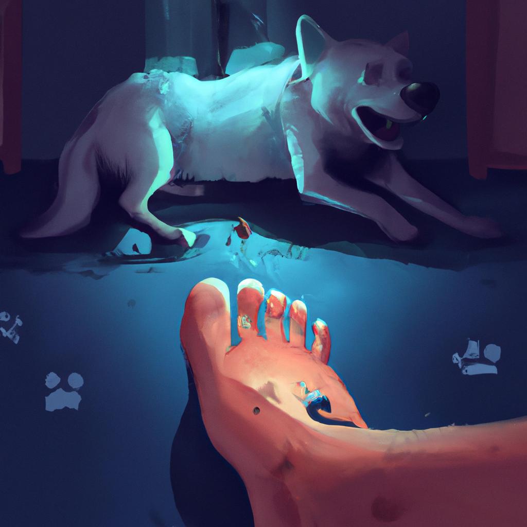 sonhar com cachorro mordendo meu pe3