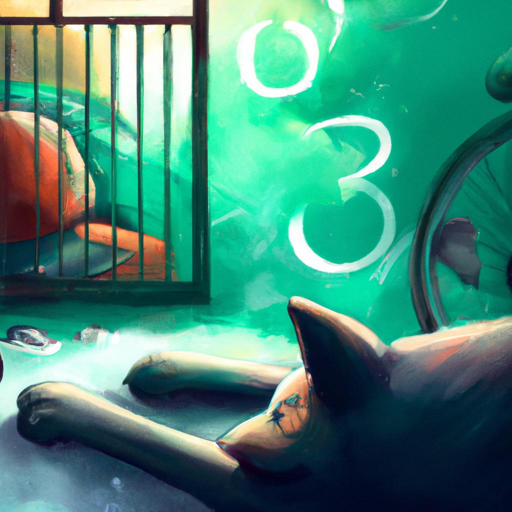 Imagem de capa do post "Descubra o Significado de Sonhar com Cachorro Mordendo Número da Sorte!" com um desenho digital