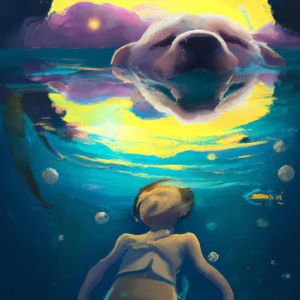 sonhar com cachorro na agua3