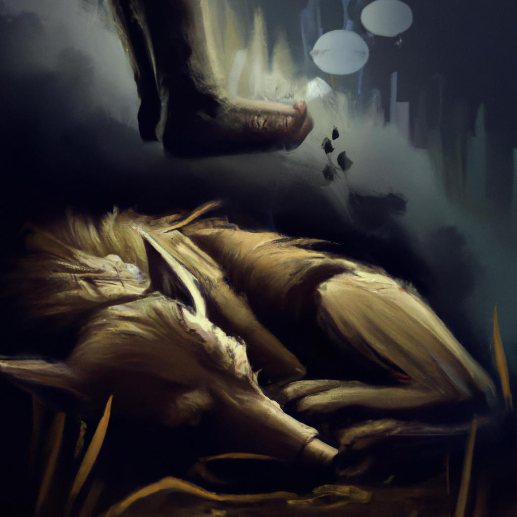 Imagem de capa do post Sonhar Com Cachorro Que Morreu: Entenda o Significado! com um desenho digital