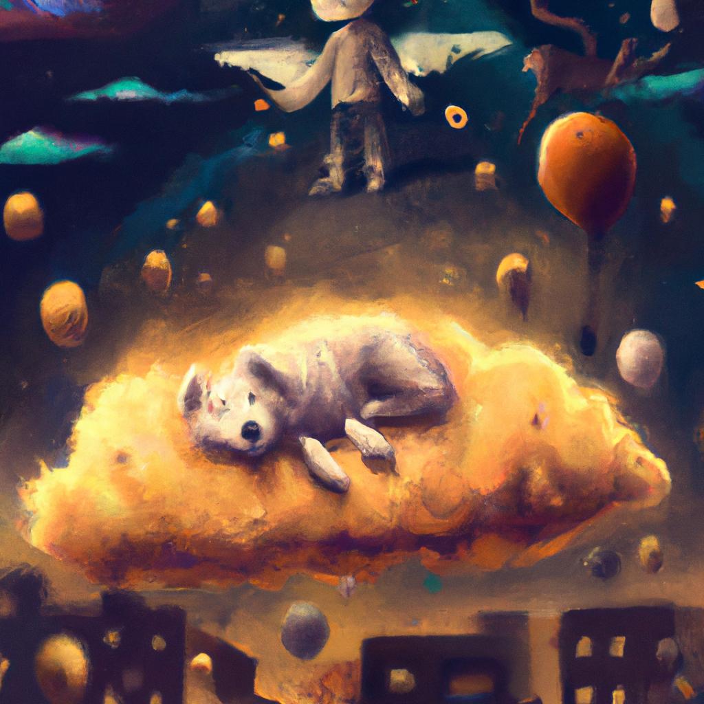 Imagem de capa do post "Sonhar com Cachorro Raivoso: Descubra o Significado!" com um desenho digital