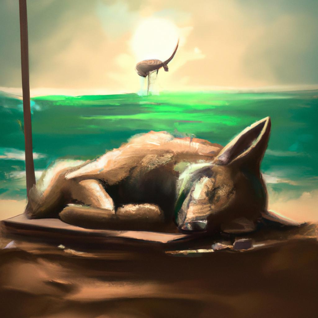 Imagem de capa do post "Sonhar com Cachorro Morto: Descubra o Significado Real!" com um desenho digital
