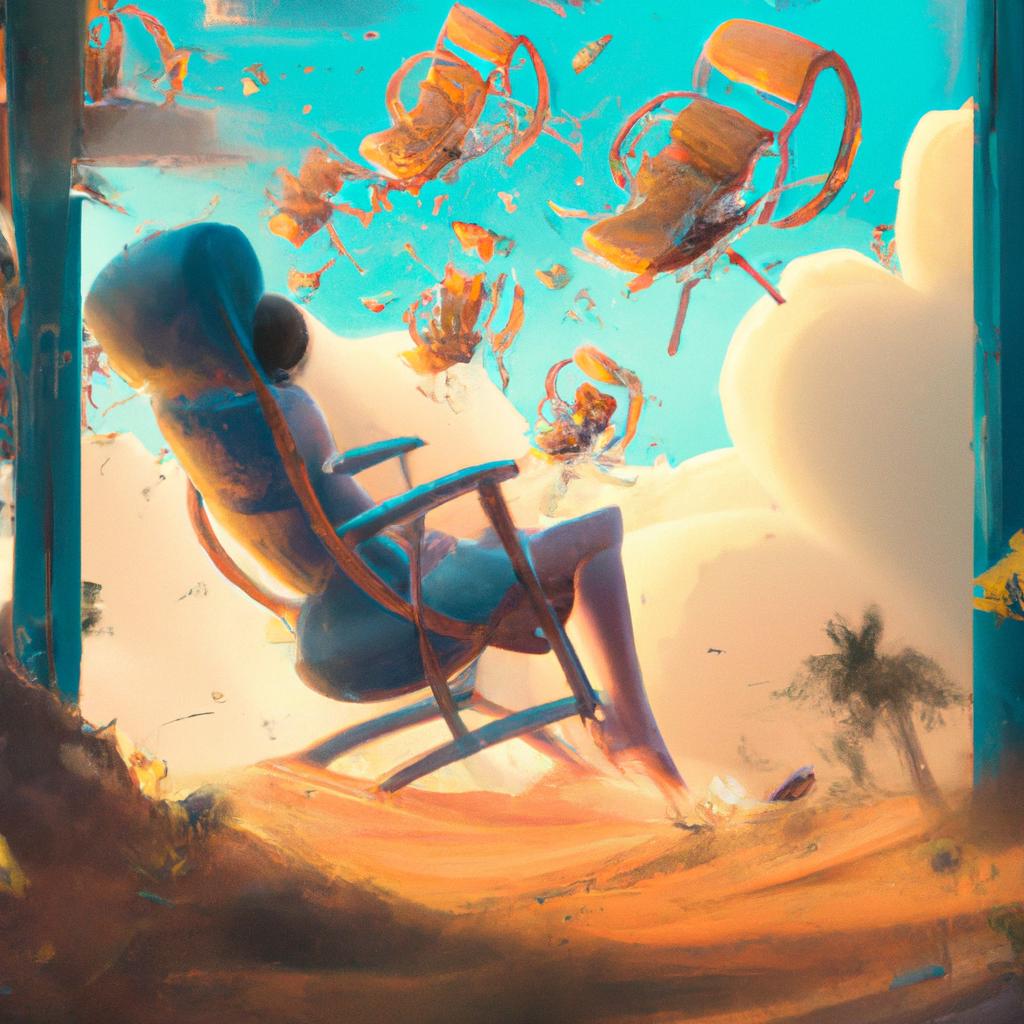 Imagem de capa do post "Descubra o Significado Oculto que Sonhar com Cadeiras Revela!" com um desenho digital