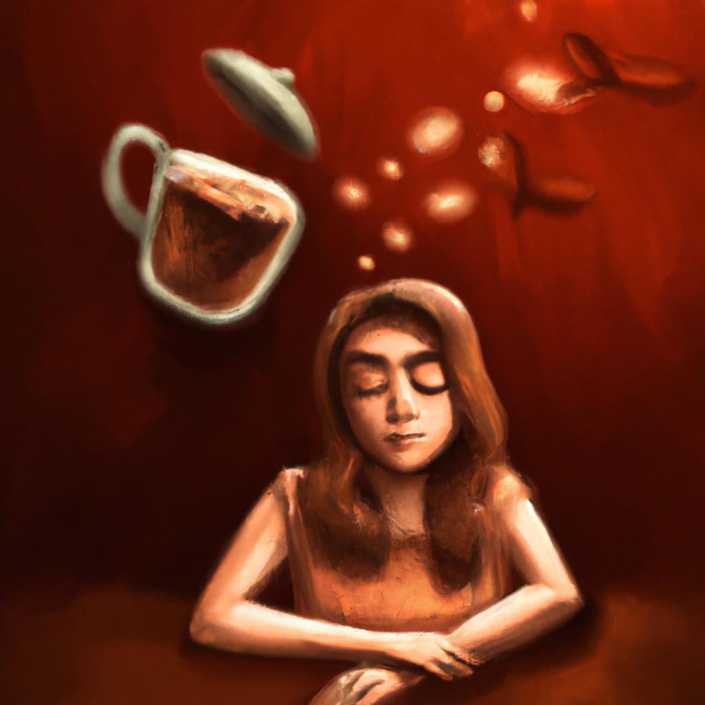 Imagem de capa do post "Descubra o Que Significa Sonhar com Café em Grão!" com um desenho digital