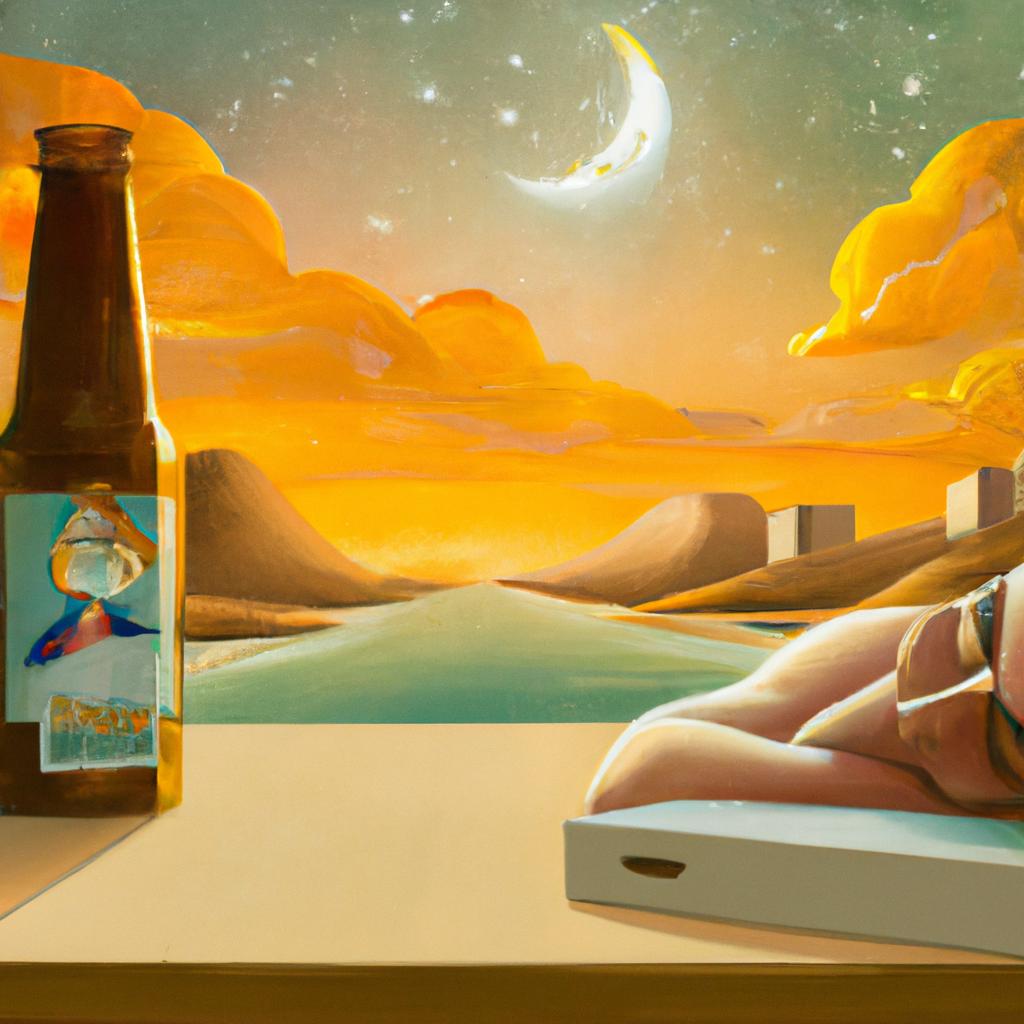 Imagem de capa do post "Sonhar com Caixa de Cerveja: Descubra o Significado!" com um desenho digital