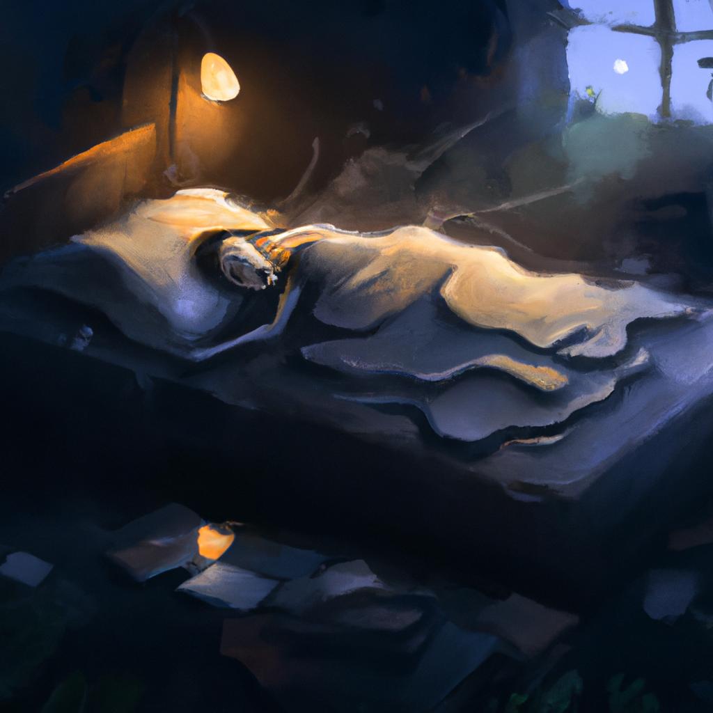 Imagem de capa do post "Descubra o Significado de Sonhar com Cama Suja!" com um desenho digital