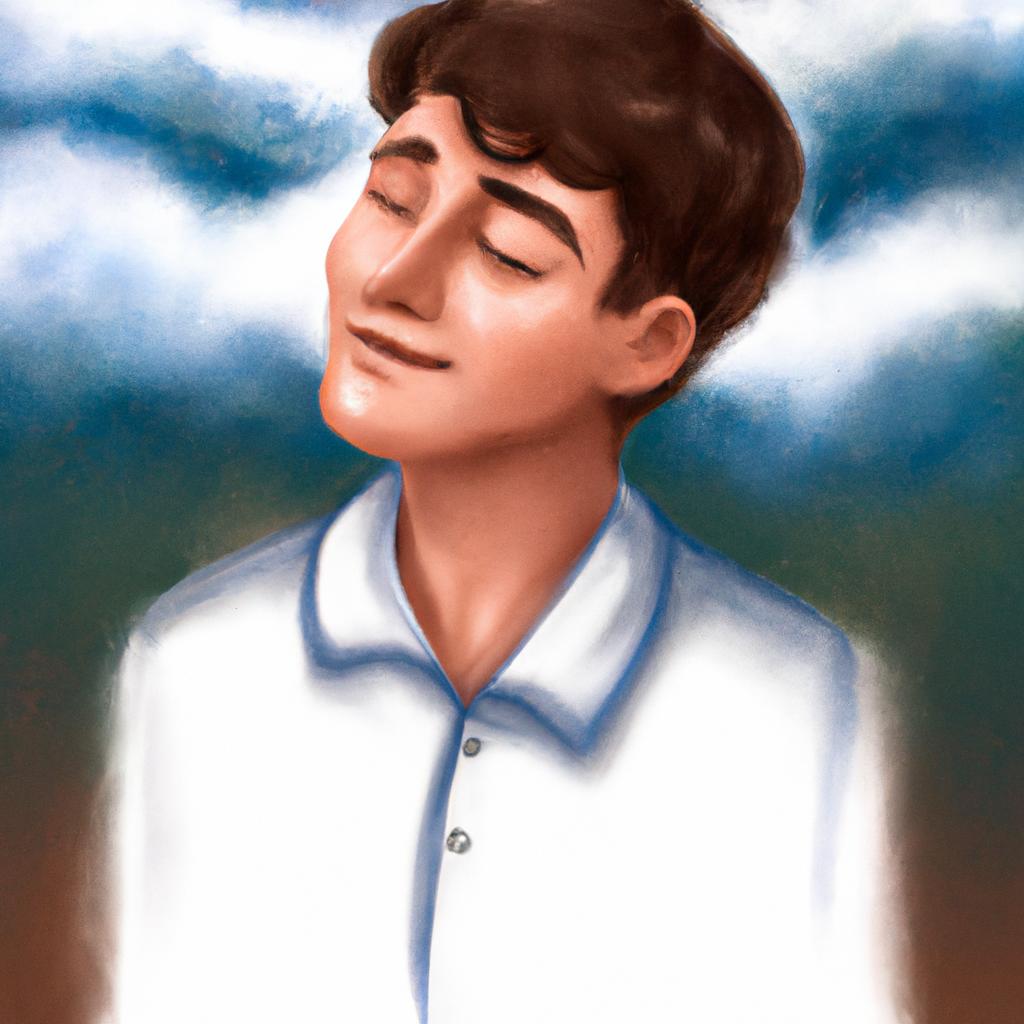 Imagem de capa do post "Descubra o Significado de Sonhar com Camisa Branca!" com um desenho digital