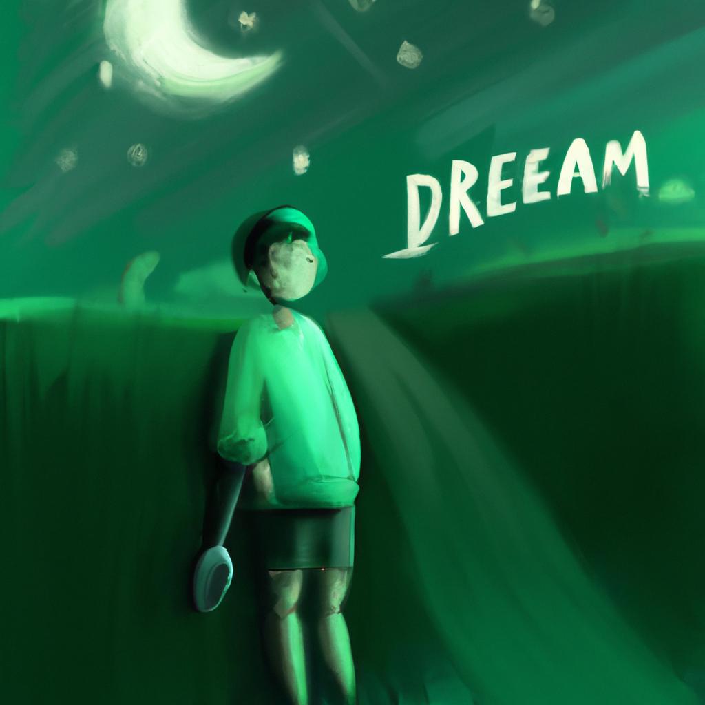Imagem de capa do post "Sonhar com Camisa Verde: Descubra o Significado!" com um desenho digital