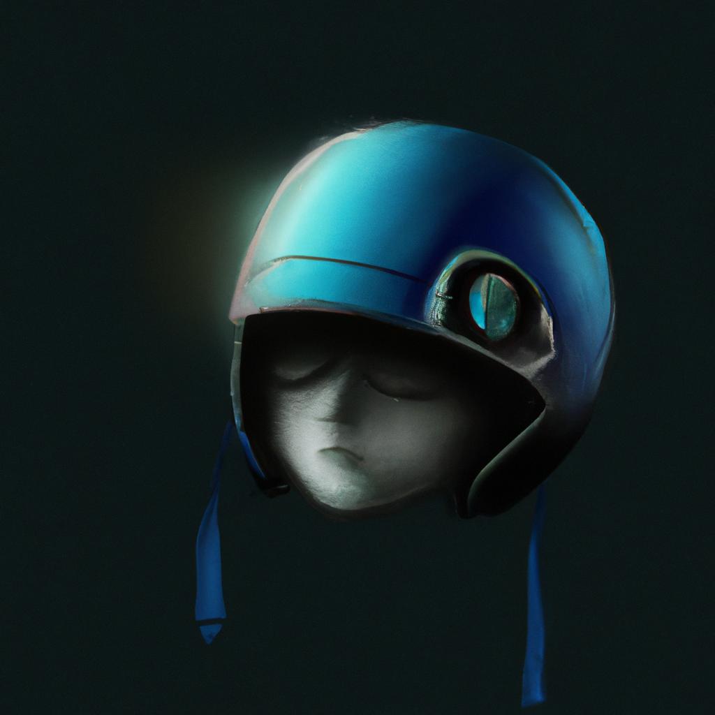 Imagem de capa do post "Sonhar com Capacete de Moto: Descubra o Significado do Seu Sonho!" com um desenho digital