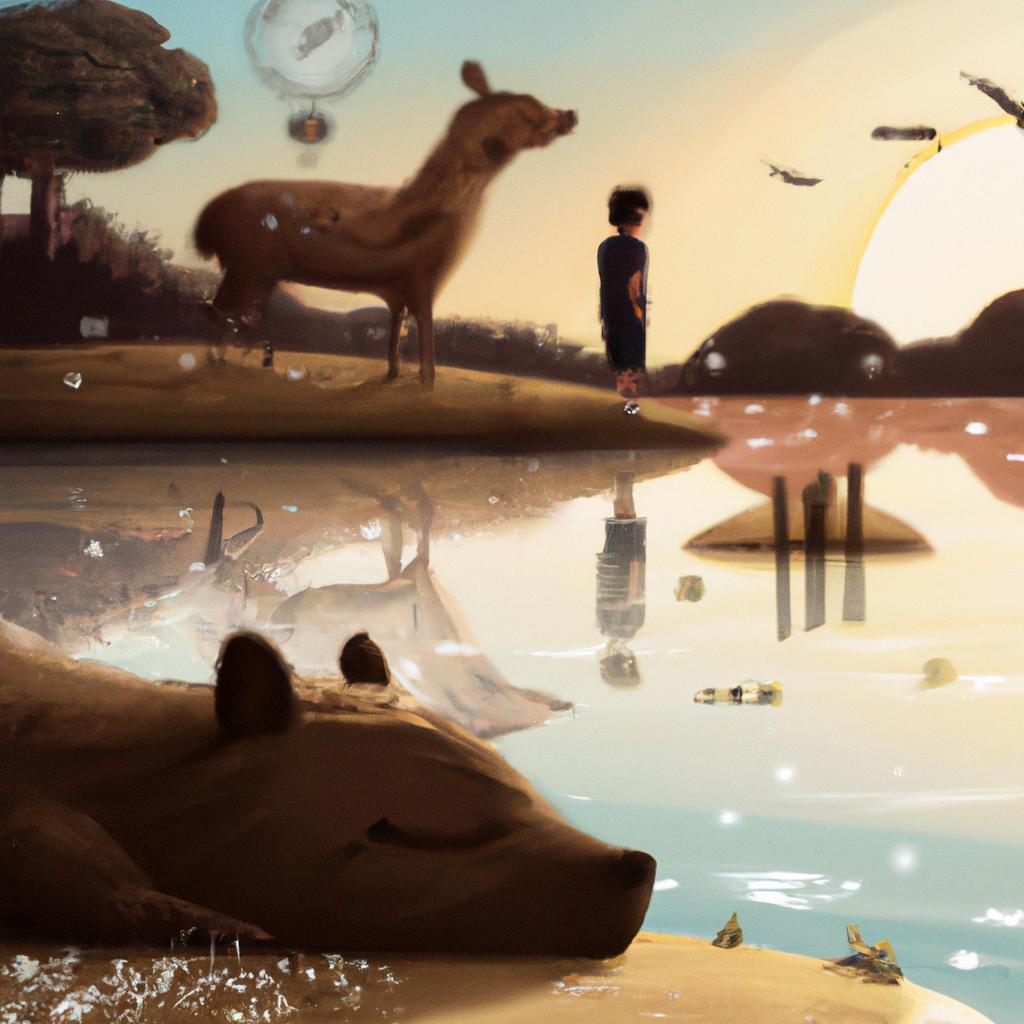 Imagem de capa do post Sonhar com Capivara: O Significado Revelador Surpreendente! com um desenho digital
