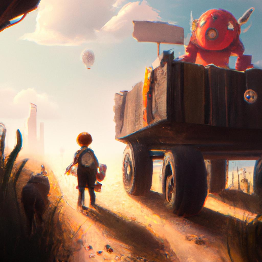 Imagem de capa do post "Descubra o que Significa Sonhar com Carreta Jogo do Bicho!" com um desenho digital