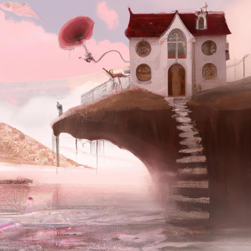 sonhar com casa cor de rosa4