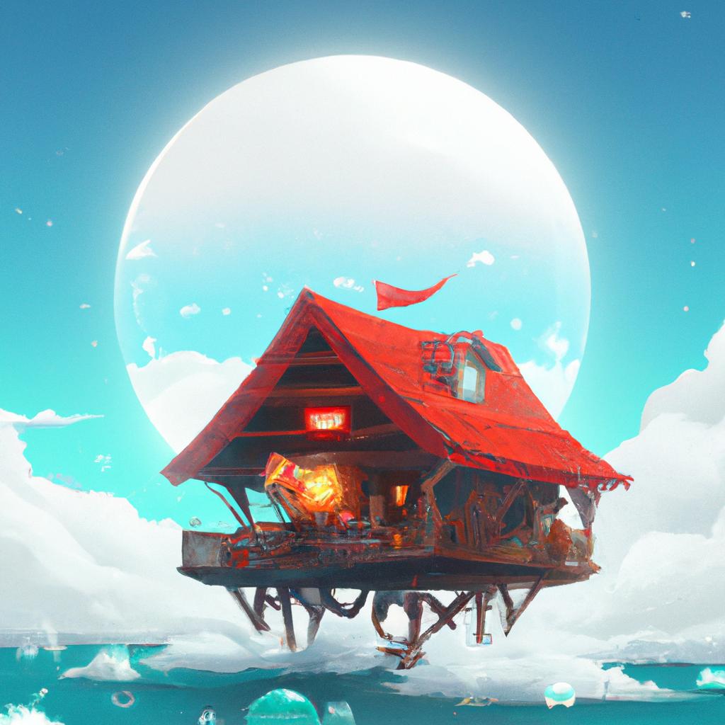 Imagem de capa do post "Descubra o Significado de Sonhar com Casa para Alugar!" com um desenho digital