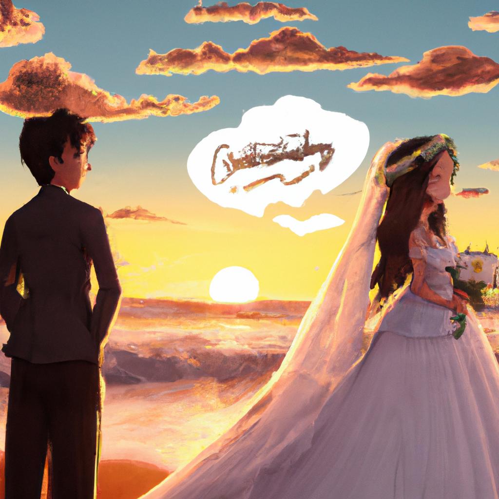 sonhar com casamento com