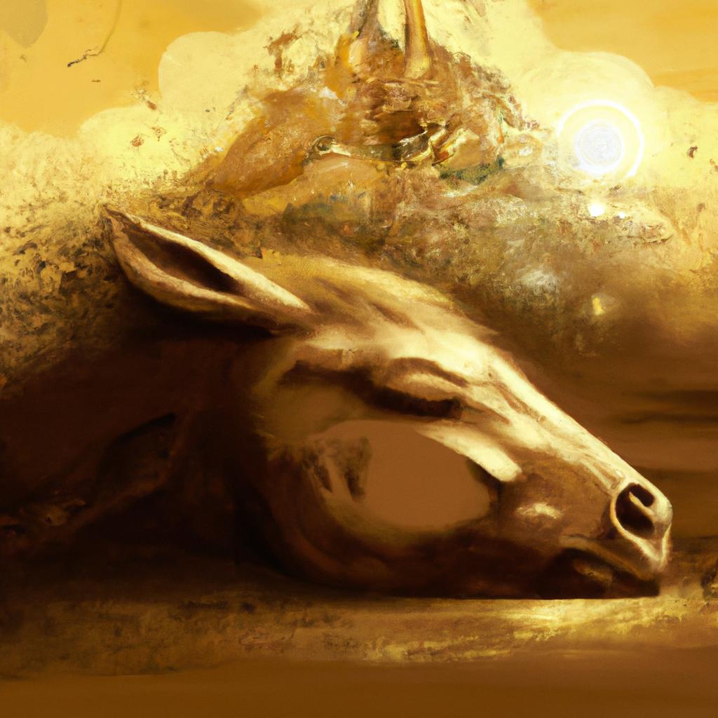 sonhar com cavalo dourado4