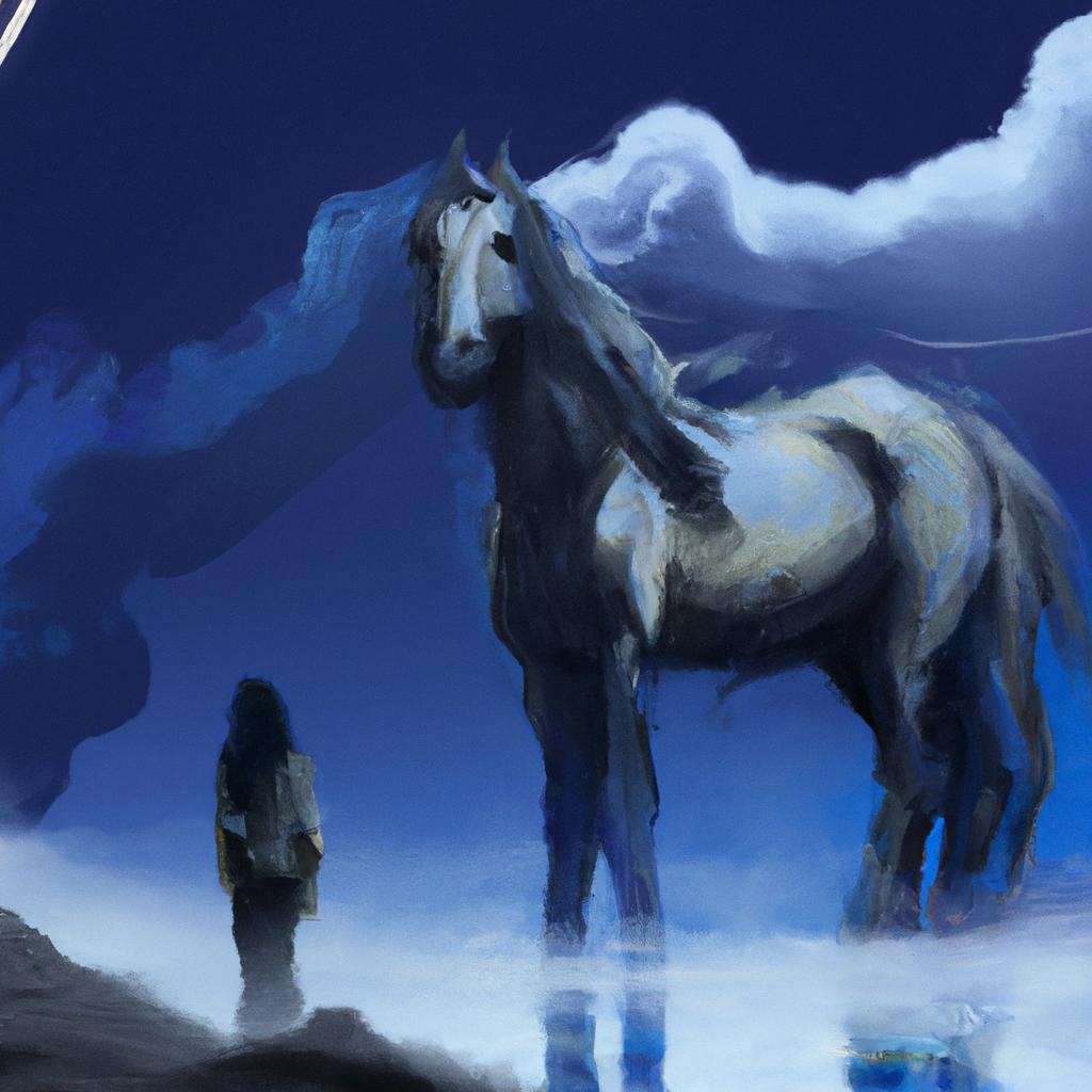 sonhar com cavalo escuro2