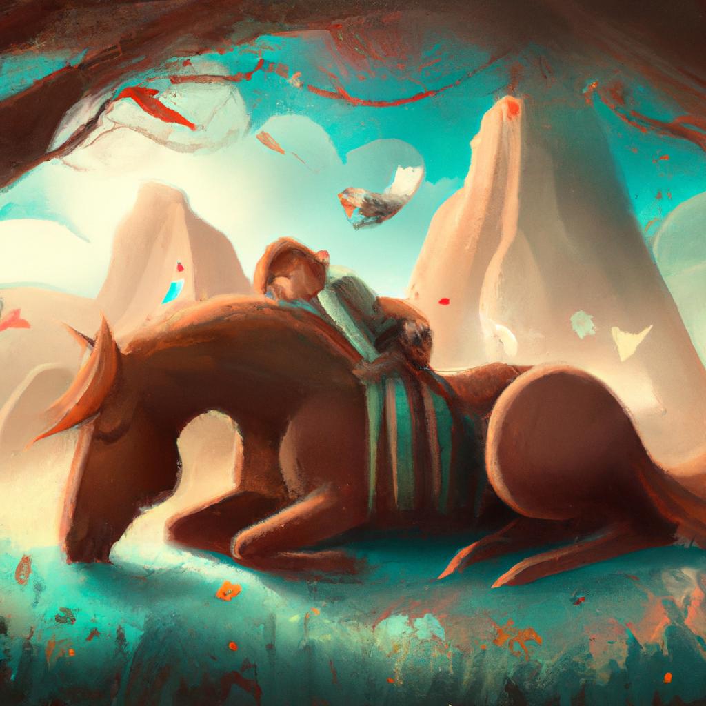 Imagem de capa do post "Descubra o Significado de Sonhar com Cavalo Jogo do Bicho!" com um desenho digital