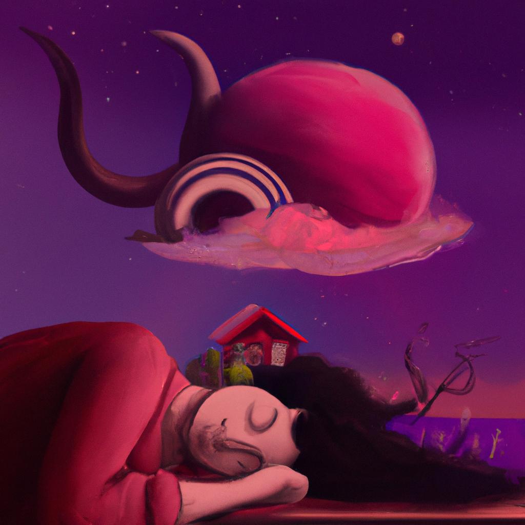 Imagem de capa do post "Descubra o Significado de Sonhar com Cebola de Cabeça!" com um desenho digital