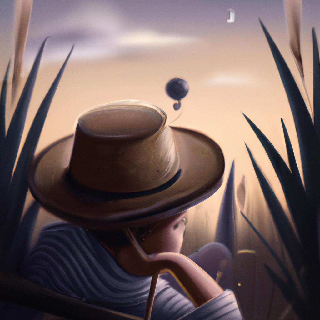 Imagem de capa do post "Sonhar Com Chapeu Grande de Palha: Descubra o Significado!" com um desenho digital
