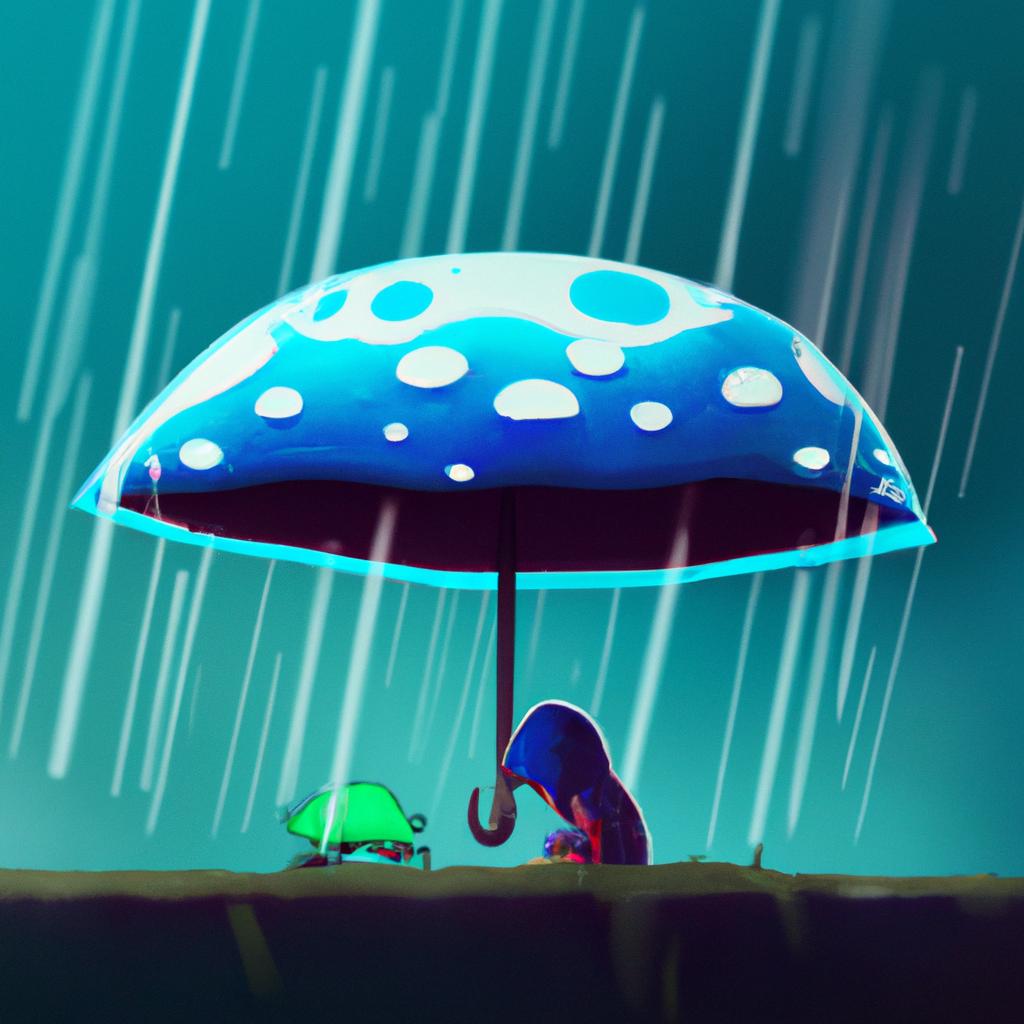 Imagem de capa do post Descubra o que Significa Sonhar com Chuva no Jogo do Bicho! com um desenho digital