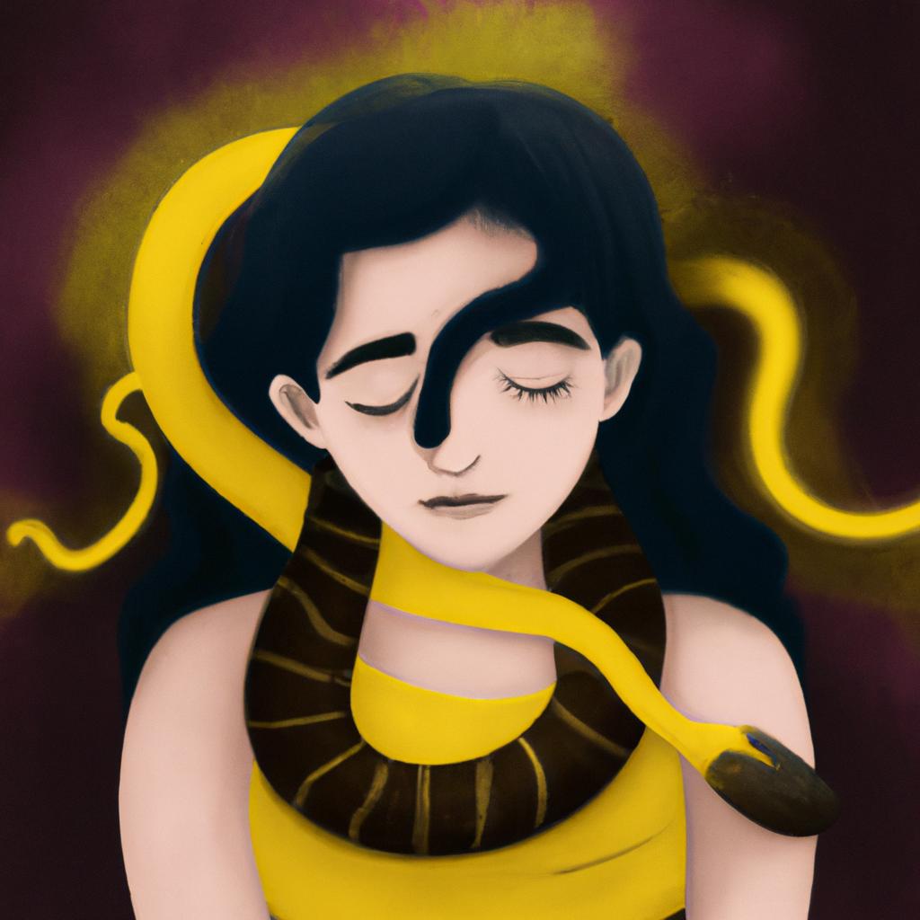sonhar com cobra amarela com preto4