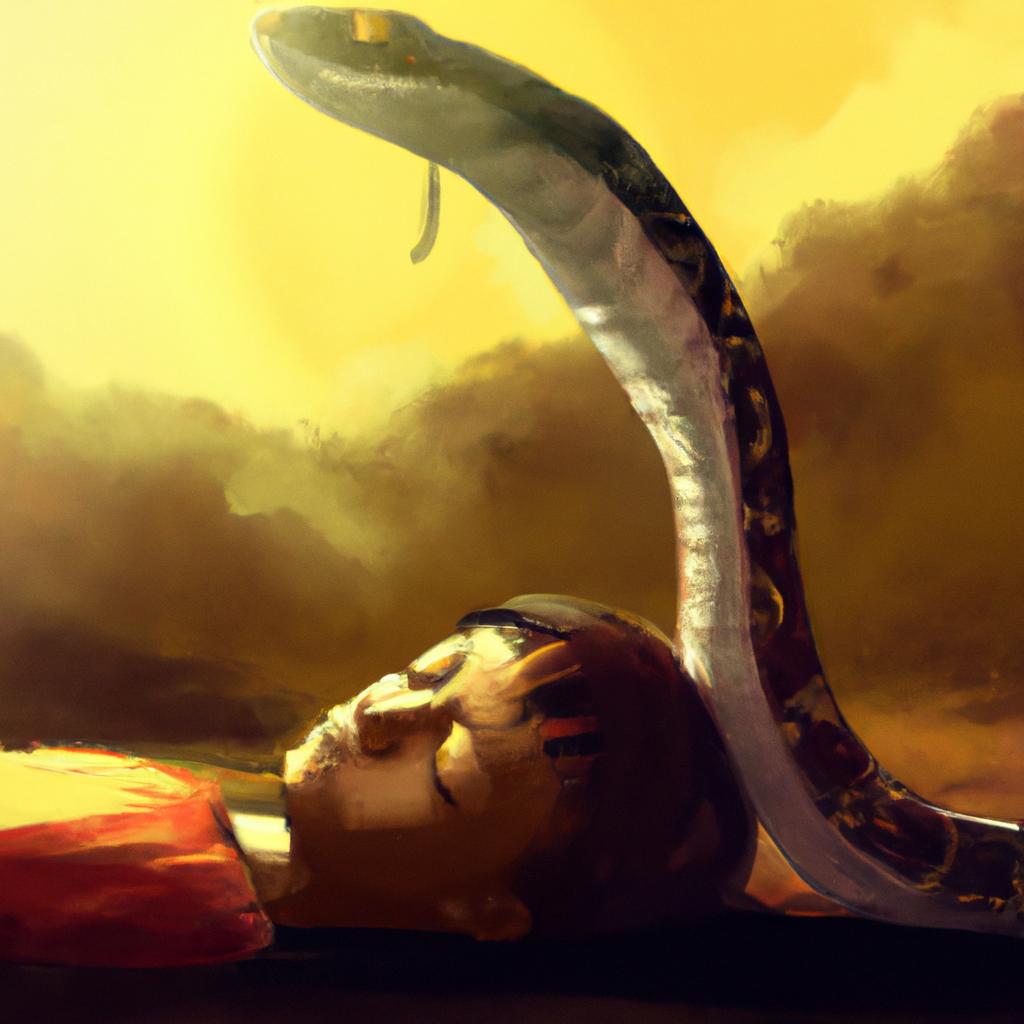 sonhar com cobra amarela grande4