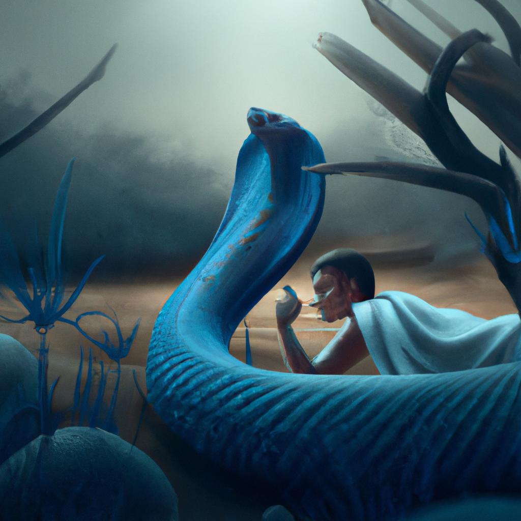 Significado de Sonhar com Cobra Azul Picando: Descubra o que significa! 4 sonhar com cobra azul picando2