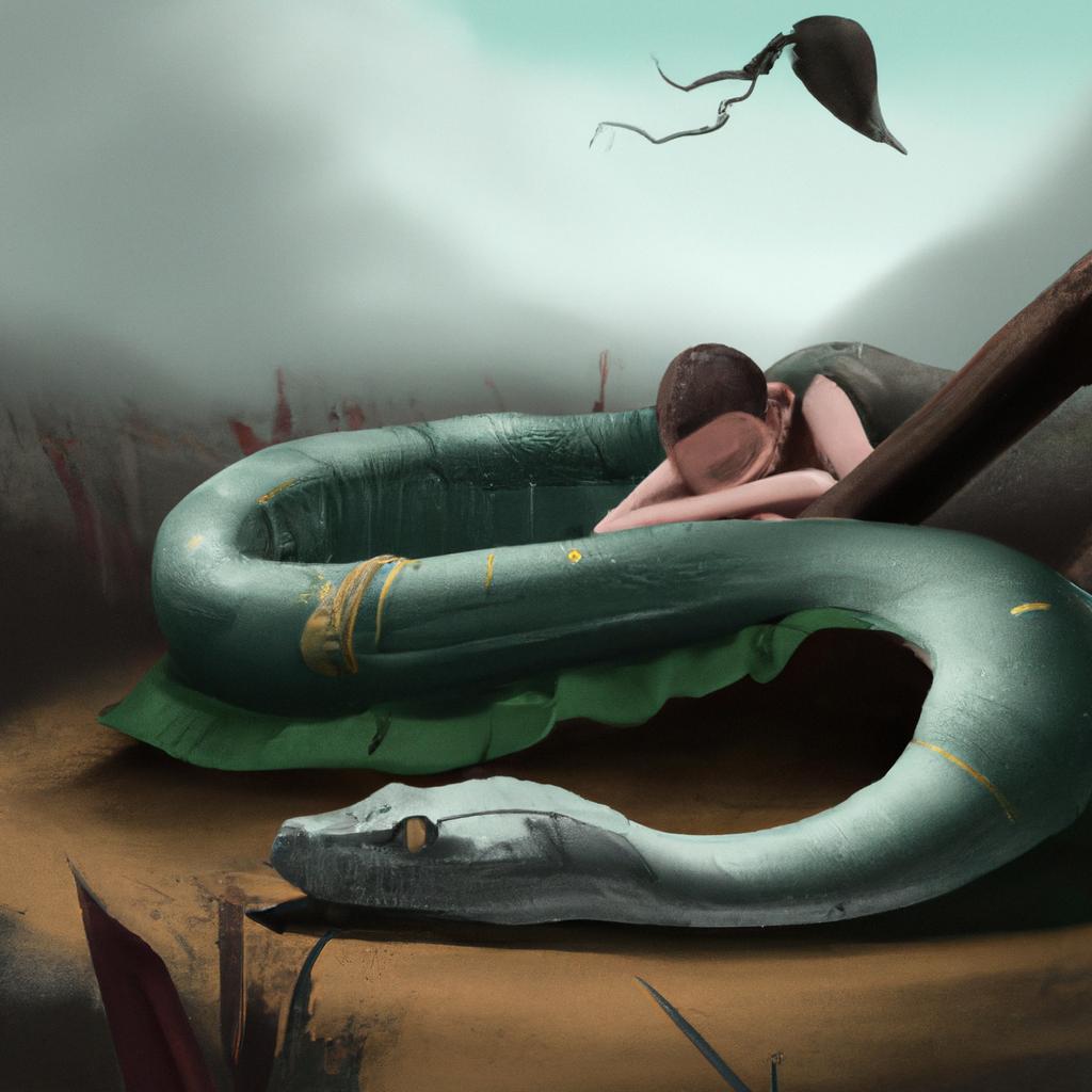 sonhar com cobra cinza atacando2
