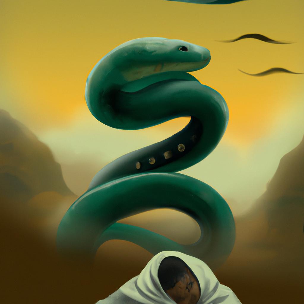 Imagem de capa do post Descubra o Significado de Sonhar com Cobra com Filhotes! com um desenho digital