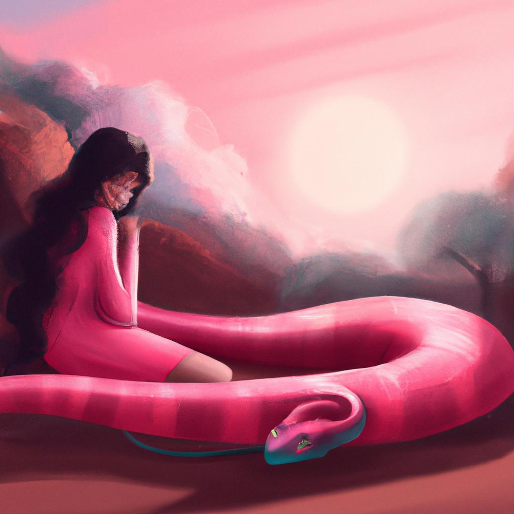 sonhar com cobra cor de rosa4