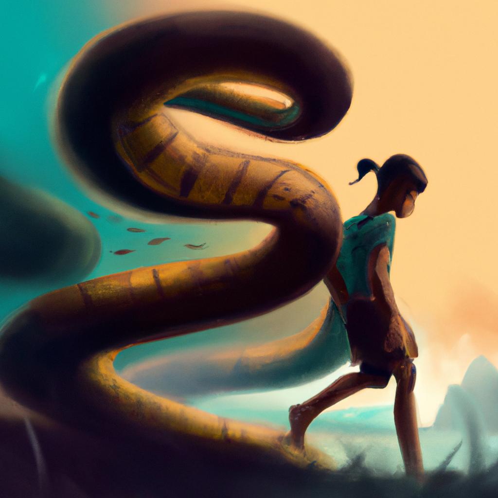 sonhar com cobra correndo atras de alguem3