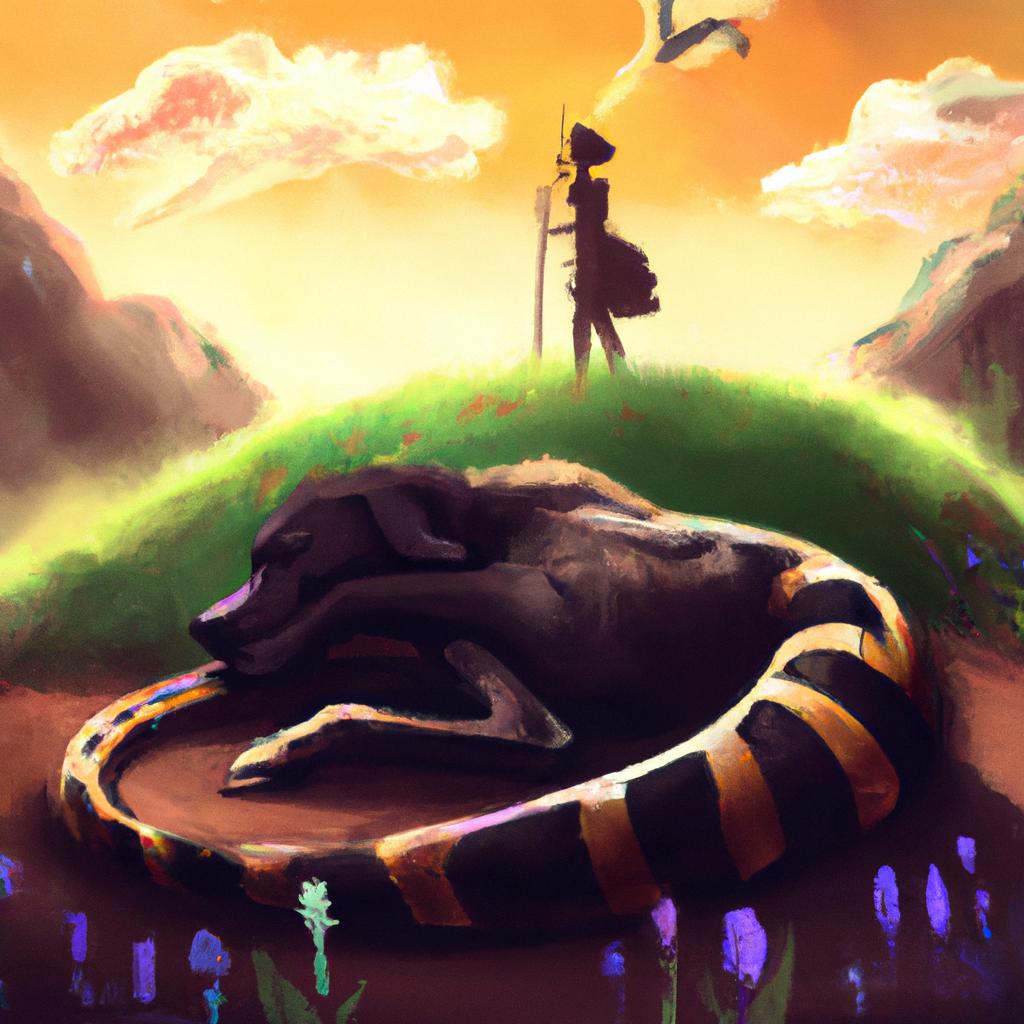 sonhar com cobra e cachorro3