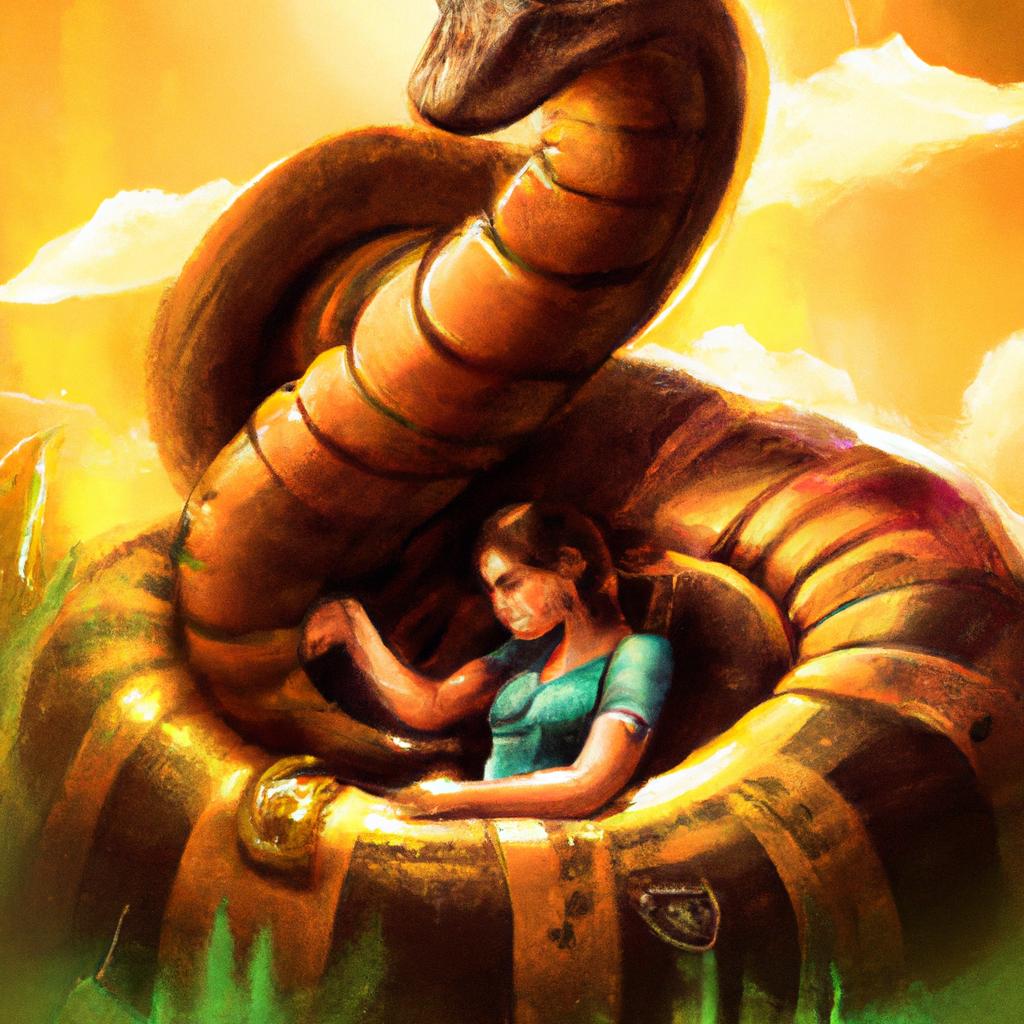 sonhar com cobra grande enrolada2